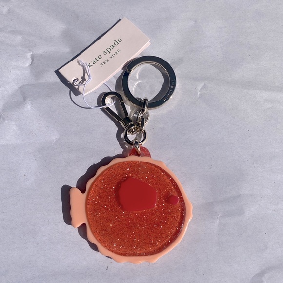NWT Kate Spade Puffy Fish Key Fob - Picture 3 of 10